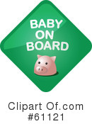 Baby On Board Clipart #61121 by Kheng Guan Toh