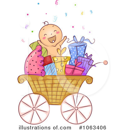 Baby Carriage Clipart #1063406 by BNP Design Studio