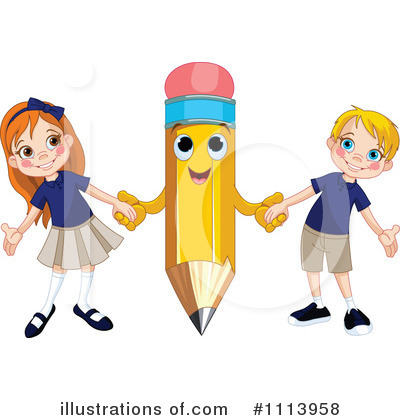 Royalty-Free (RF) Back To School Clipart Illustration by Pushkin - Stock Sample #1113958