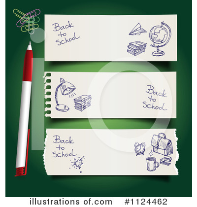 Royalty-Free (RF) Back To School Clipart Illustration by Eugene - Stock Sample #1124462