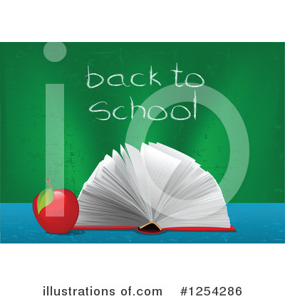 School Books Clipart #1254286 by Pushkin
