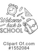 Back To School Clipart #1552084 by Vector Tradition SM