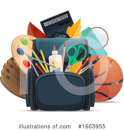 Royalty-Free (RF) Back To School Clipart Illustration by Vector Tradition SM - Stock Sample #1603955