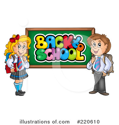 Royalty-Free (RF) Back To School Clipart Illustration by visekart - Stock Sample #220610