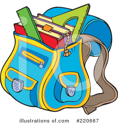 Royalty-Free (RF) Back To School Clipart Illustration by visekart - Stock Sample #220667