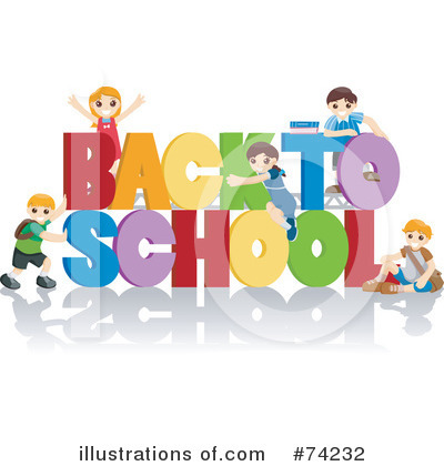 Royalty-Free (RF) Back To School Clipart Illustration by BNP Design Studio - Stock Sample #74232
