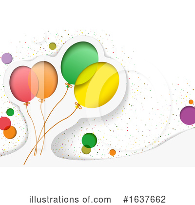 Balloons Clipart #1637662 by dero