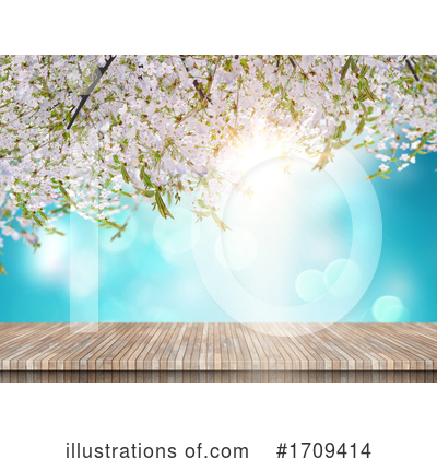 Cherry Tree Clipart #1709414 by KJ Pargeter