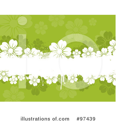 Floral Background Clipart #97439 by KJ Pargeter