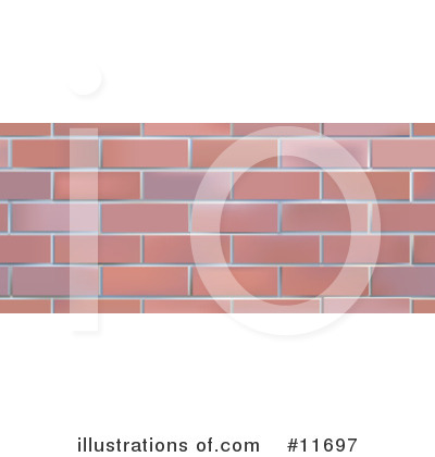 Brick Wall Clipart #11697 by AtStockIllustration