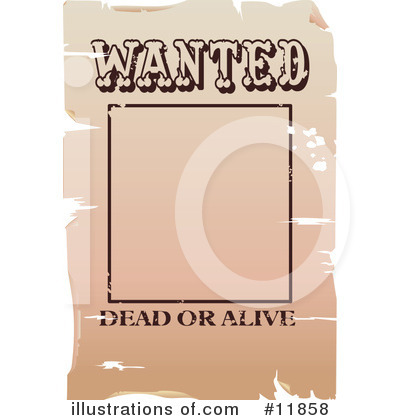 Wanted Clipart #11858 by AtStockIllustration