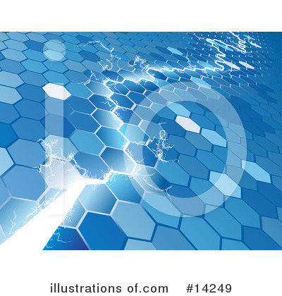 Hexagon Clipart #14249 by AtStockIllustration