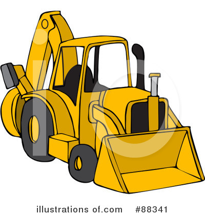 Excavator Clipart #88341 by djart