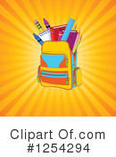 Backpack Clipart #1254294 by Pushkin