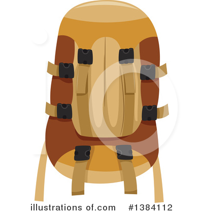 Royalty-Free (RF) Backpack Clipart Illustration by BNP Design Studio - Stock Sample #1384112