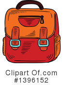 Backpack Clipart #1396152 by Vector Tradition SM