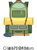 Backpack Clipart #1709484 by Vector Tradition SM
