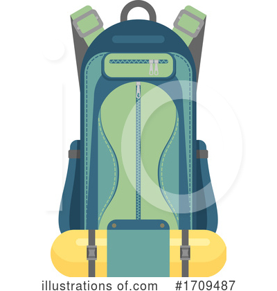Royalty-Free (RF) Backpack Clipart Illustration by Vector Tradition SM - Stock Sample #1709487