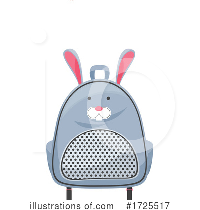 Backpack Clipart #1725517 by Vector Tradition SM