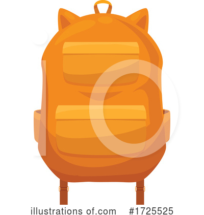 Backpack Clipart #1725525 by Vector Tradition SM