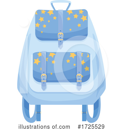 Backpack Clipart #1725529 by Vector Tradition SM