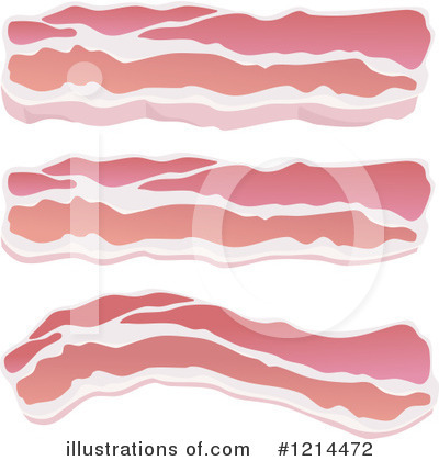 Royalty-Free (RF) Bacon Clipart Illustration by Any Vector - Stock Sample #1214472