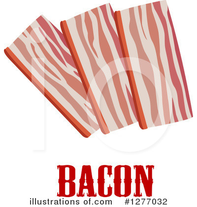 Royalty-Free (RF) Bacon Clipart Illustration by Vector Tradition SM - Stock Sample #1277032