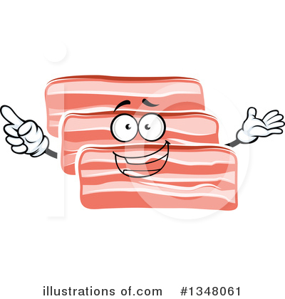 Royalty-Free (RF) Bacon Clipart Illustration by Vector Tradition SM - Stock Sample #1348061