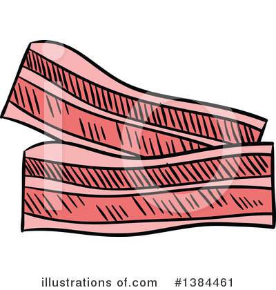 Royalty-Free (RF) Bacon Clipart Illustration by Vector Tradition SM - Stock Sample #1384461