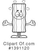 Bacon Mascot Clipart #1391120 by Cory Thoman