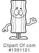 Bacon Mascot Clipart #1391121 by Cory Thoman