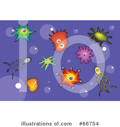 Royalty-Free (RF) Bacteria Clipart Illustration by Prawny - Stock Sample #66754