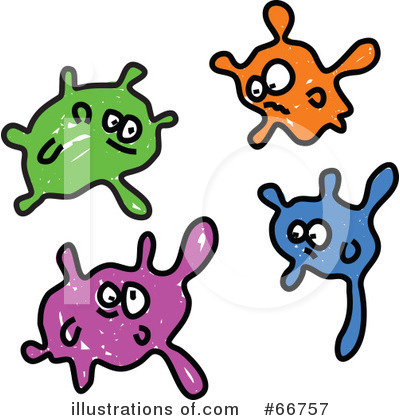 Royalty-Free (RF) Bacteria Clipart Illustration by Prawny - Stock Sample #66757
