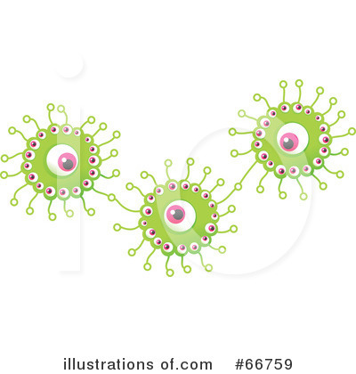 Royalty-Free (RF) Bacteria Clipart Illustration by Prawny - Stock Sample #66759