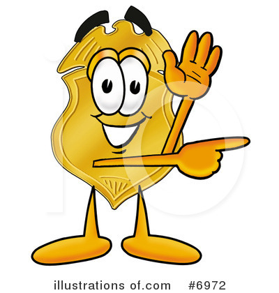 Royalty-Free (RF) Badge Clipart Illustration by Mascot Junction - Stock Sample #6972