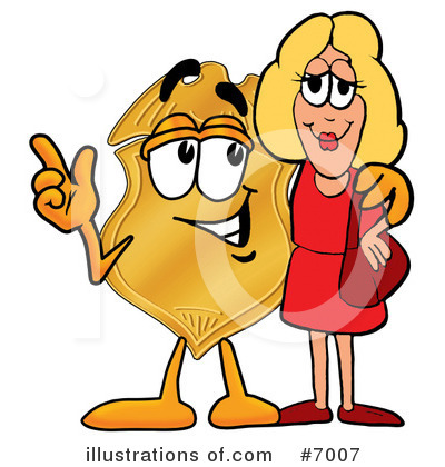 Royalty-Free (RF) Badge Clipart Illustration by Mascot Junction - Stock Sample #7007