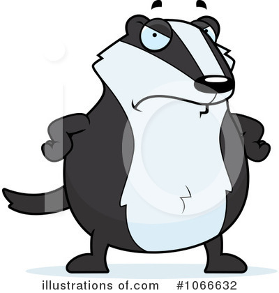 Royalty-Free (RF) Badger Clipart Illustration by Cory Thoman - Stock Sample #1066632
