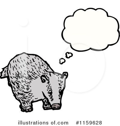 Badger Clipart #1159628 by lineartestpilot