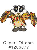 Badger Clipart #1286877 by Dennis Holmes Designs