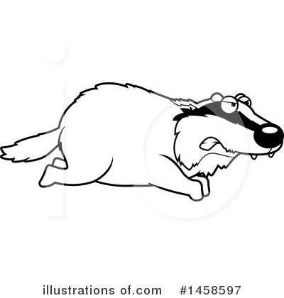 Royalty-Free (RF) Badger Clipart Illustration by Cory Thoman - Stock Sample #1458597