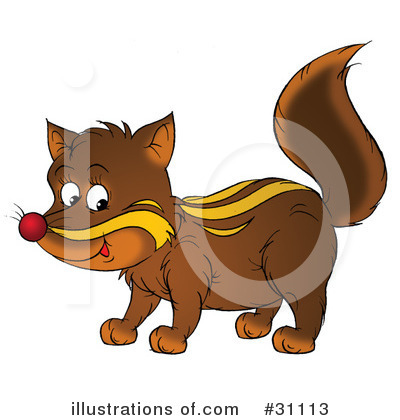 Royalty-Free (RF) Badger Clipart Illustration by Alex Bannykh - Stock Sample #31113