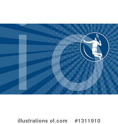 Royalty-Free (RF) Badminton Clipart Illustration by patrimonio - Stock Sample #1311910
