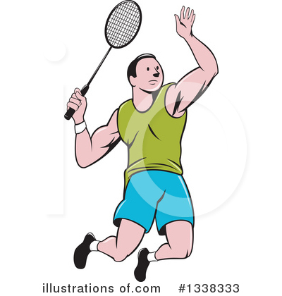 Badminton Clipart #1338333 by patrimonio