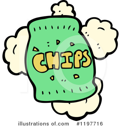 Potato Chips Clipart #1197716 by lineartestpilot