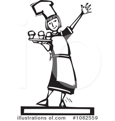 Royalty-Free (RF) Baker Clipart Illustration by xunantunich - Stock Sample #1082559
