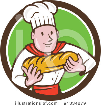 Royalty-Free (RF) Baker Clipart Illustration by patrimonio - Stock Sample #1334279