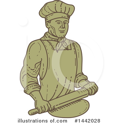 Royalty-Free (RF) Baker Clipart Illustration by patrimonio - Stock Sample #1442028