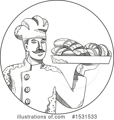 Royalty-Free (RF) Baker Clipart Illustration by patrimonio - Stock Sample #1531533