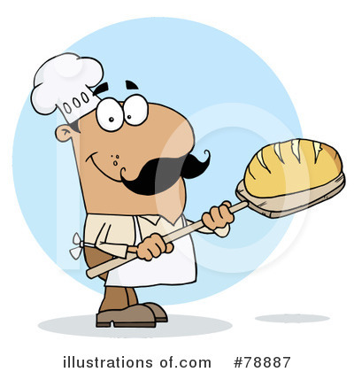 Royalty-Free (RF) Baker Clipart Illustration by Hit Toon - Stock Sample #78887