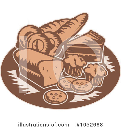 Royalty-Free (RF) Bakery Clipart Illustration by patrimonio - Stock Sample #1052668